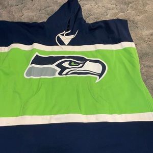 Seahawks poncho